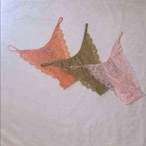 New Victoria's Secret Dream Angel Panties 3 Pairs